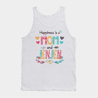 Happiness Is A Mom And Jenjen Wildflower Happy Mother's Day Tank Top